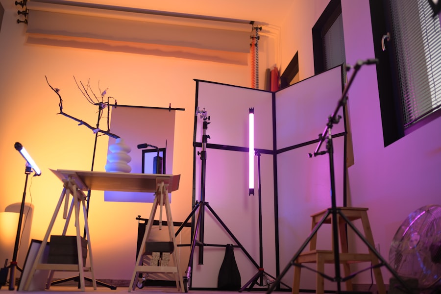 Lit production studio for high-end brand content